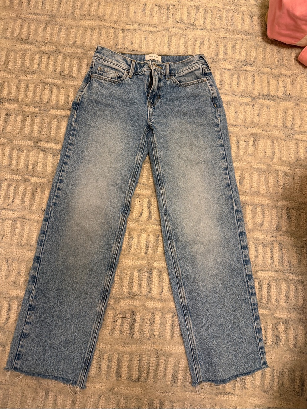 PacSun Light Wash Straight-Leg Jeans